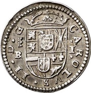 1 Real - Carlos II milled obverse image