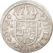 1 Real - Felipe V Cuenca and Seville obverse image
