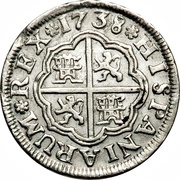 1 Real - Felipe V Seville, Spain, 1731-1745 reverse image