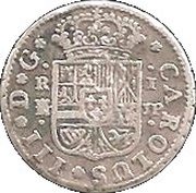 1 Real - Carlos III 1st type obverse image