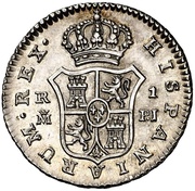 1 Real - Carlos III 2nd type, Spain, 1772-1788 reverse image