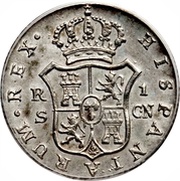 1 Real - Carlos IV, Spain, 1788-1808 reverse image
