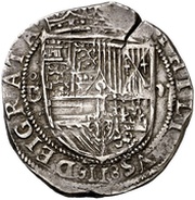 2 Reales - Felipe II Coruna obverse image