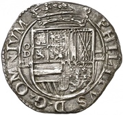 2 Reales - Felipe III hammered,OMNIVM obverse image