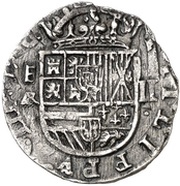 2 Reales - Felipe III Segovia,small flan obverse image