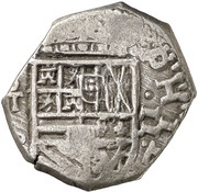 2 Reales - Felipe IV arms obverse image