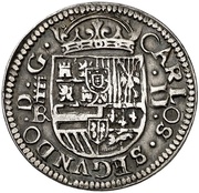 2 Reales - Carlos II milled obverse image