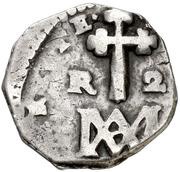 2 Reales "Maria" - Carlos II reverse image