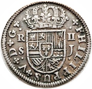 2 Reales - Felipe V Seville,1st type obverse image