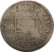 2 Reales - Luis I Segovia obverse image