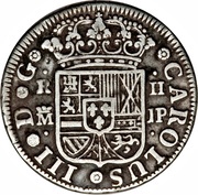 2 Reales - Carlos III 1st type obverse image
