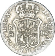 2 Reales - Fernando VII reverse image