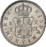 2 Reales - Fernando VII, Spain, 1810-1833 reverse image