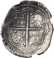 4 Reales - Felipe II Granada, Spain, 1556-1598 reverse image