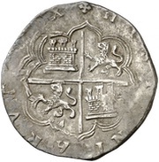 4 Reales - Felipe II Toledo, Spain, 1556-1598 reverse image