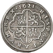 4 Reales - Felipe III milled, Spain, 1614-1621 reverse image