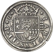 4 Reales Segovia - Carlos II milled obverse image