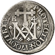 4 Reales "Maria" - Carlos II Seville,milled, Spain, 1699-1700 reverse image
