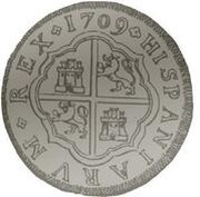 4 Reales - Felipe V Seville, Spain, 1709 reverse image