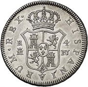 4 Reales - Carlos III, Spain, 1772-1788 reverse image
