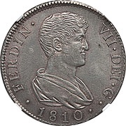 4 Reales - Fernando VII 1st portrait obverse image