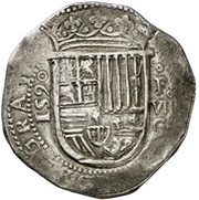 8 Reales - Felipe II Granada obverse image