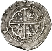 8 Reales - Felipe II Valladolid, Spain, 1566-1598 reverse image
