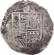 8 Reales - Felipe II Seville obverse image