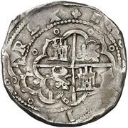 8 Reales - Felipe II Toledo, Spain, 1566-1599 reverse image