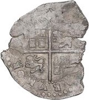 8 Reales - Felipe V Seville, Spain, 1702 reverse image