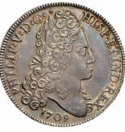 8 Reales - Felipe V Madrid,bust obverse image