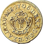 ½ Escudo - Fernando VI Madrid reverse image
