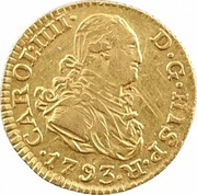 ½ Escudo - Carlos IV obverse image