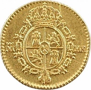 ½ Escudo - Carlos IV, Spain, 1788-1797 reverse image