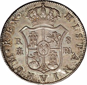 8 Reales - Carlos IV, Spain, 1788-1808 reverse image