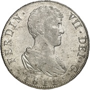8 Reales - Fernando VII obverse image