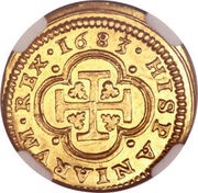1 Escudo - Carlos II Segovia, Spain, 1683 reverse image