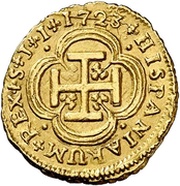1 Escudo - Felipe V Seville, Spain, 1701-1726 reverse image