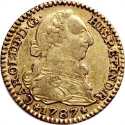 Escudo - Carlos III low gold obverse image
