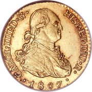 1 Escudo - Carlos IV obverse image