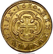 2 Escudos - Felipe III Segovia, Spain, 1607-1610 reverse image