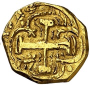 2 Escudos - Carlos II Barcelona, Spain, 1673-1685 reverse image