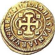 2 Escudos - Felipe V Seville, Spain, 1701 reverse image
