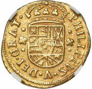 2 Escudos - Felipe V Seville obverse image