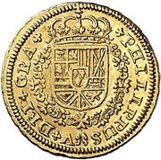 2 Escudos - Felipe V Madrid obverse image