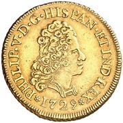 2 Escudos - Felipe V Madrid obverse image