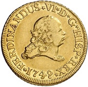 2 Escudos - Fernando VI obverse image
