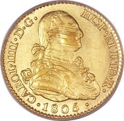 2 Escudos - Carlos IV obverse image