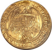 4 Ducats - Ferdinandus V and Elisabet I, Spain, 1497-1548 reverse image