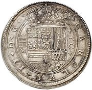 50 Reales "Cincuentin" - Carlos II obverse image